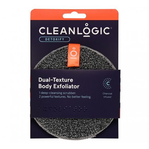 Cleanlogic Detoxify Dual-Texture Body Exfoliator Keha küürimiskäsn 1 tk