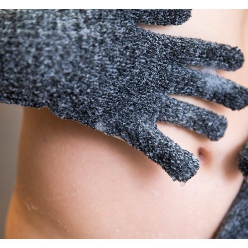 Cleanlogic Detoxify Exfoliating Body Gloves Keha koorimiskindad 1 pair
