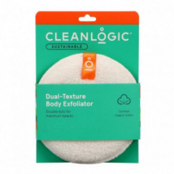 Cleanlogic Sustainable Dual-Texture Body Scrubber Keha koorimise käsn 1 tk