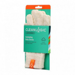 Cleanlogic Sustainable Exfoliating Body Gloves Keha koorimiskindad 1 pair