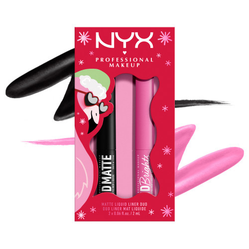 NYX Professional Makeup XMASS Vivid Liner Duo Piiratud väljalaskega lainerikomplekt 2x2ml