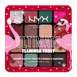 NYX Professional Makeup XMASS Ultimate Flamingo Frost Eyeshadow Palette Piiratud väljalaskega lauvärvipalett 9.6g