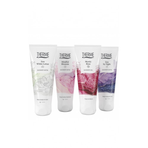 Therme Gift Set Of Wellness Shower Satin Kehapesu komplekt 4x75ml