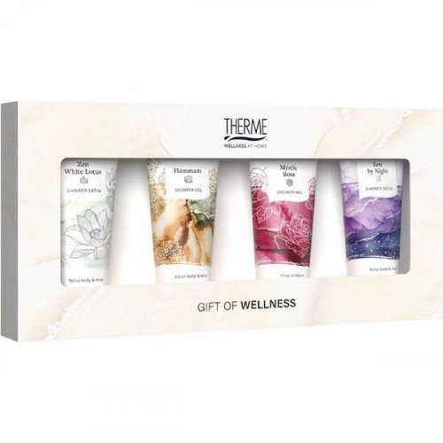 Therme Gift Set Of Wellness Shower Satin Kehapesu komplekt 4x75ml