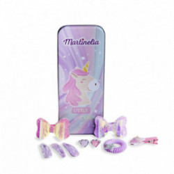 Martinelia Tin Box Juuste aksessuaaride komplekt tüdrukutele Unicorn