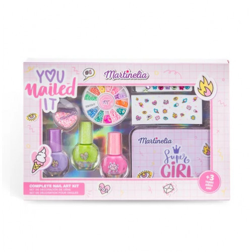 Martinelia Super Girl Complete Nail Art Kit Tüdrukute küünte komplekt