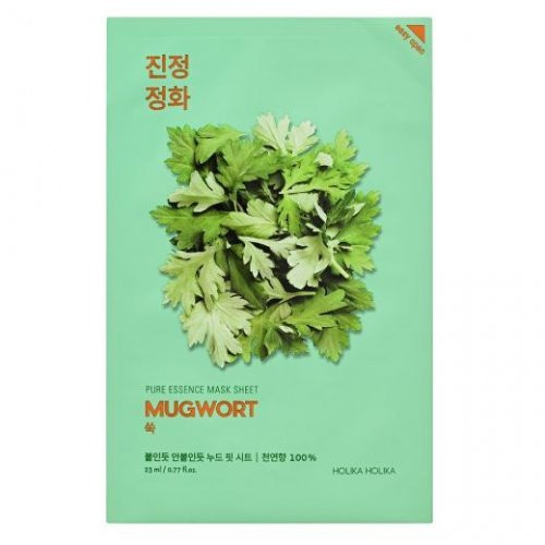 Holika Holika Pure Essence Mask Sheet Mugwort Lehtmask iirise ekstraktiga 1 tk