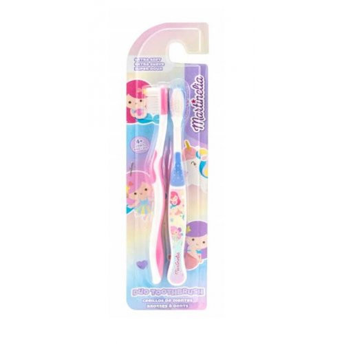 Martinelia Duo Toothbrush Extra Soft Hambaharjade komplekt lastele 2 tk