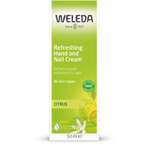 Weleda Citrus Hand and Nail Cream Käte ja küünte kreem 50ml