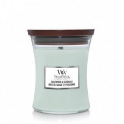 WoodWick Sagewood & Seagrass Candle Küünal Heartwick