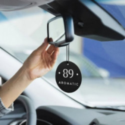 Aromatic 89 Hanging Paper Air Freshener Riputatav paberist õhuvärskendaja Black Grapes