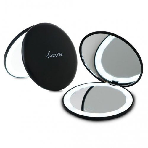 Be OSOM Round Compact Mirror Kompaktne peegel valgustusega 1 tk