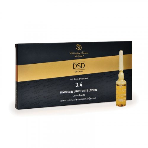DSD de Luxe 3.4 Dixidox de Luxe Forte Lotion Losjoon juuste väljalangemise peatamiseks ja peanaha mikrotsirkulatsiooni stimuleerimiseks 10ml