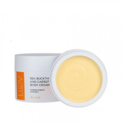 Luuv Sea Buckthorn And Carrot Body Cream Astelapaju-porgandi kehakreem, mangovõiga 200ml