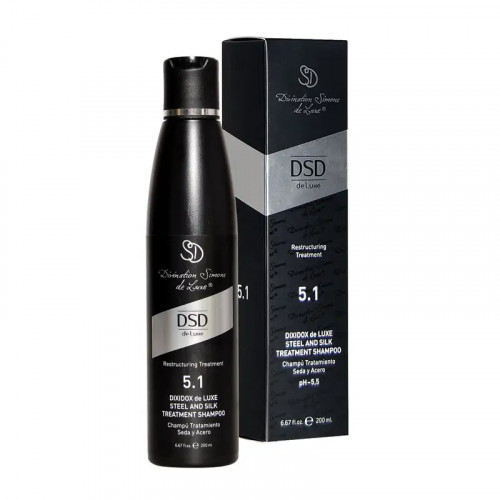 DSD de Luxe 5.1 Intensive Shampoo With Silk Intensiivne šampoon siidiga 200ml