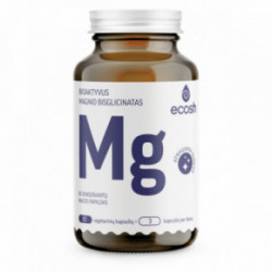 Ecosh Magnesium Toidulisand Bioaktiivne magneesium koos C- ja B6-vitamiinidega 90 kapslit