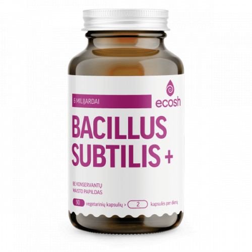 Ecosh Bacillus Subtilis Plius Toidulisand seedimiseks 90 kapslit