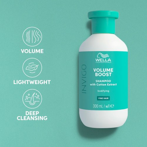 Wella Professionals Volume Boost Shampoo Šampoon õhukestele juustele 300ml