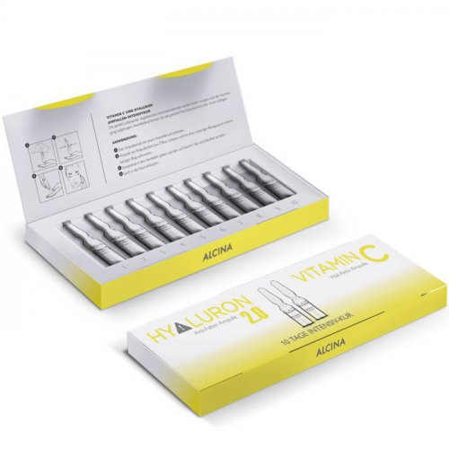 Alcina Vitamin C And Hyaluron 2.0 Ampoules Intensiivse niisutamisega ampullid 10 tk.