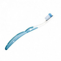 Norwex Toothbrush Medium Hõbedase peaga hambahari, keskmise kõvadusega Blue