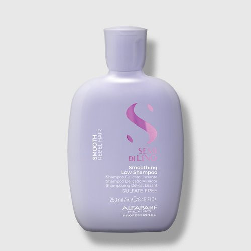 AlfaParf Milano SDL Smoothing Low Shampoo Silendav šampoon jämedatele, pundunud juustele 250ml