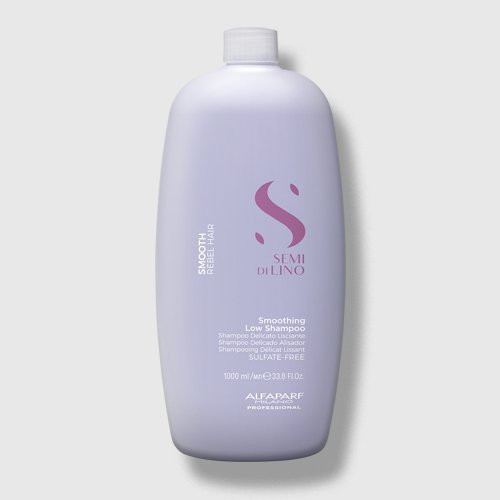 AlfaParf Milano SDL Smoothing Low Shampoo Silendav šampoon jämedatele, pundunud juustele 250ml