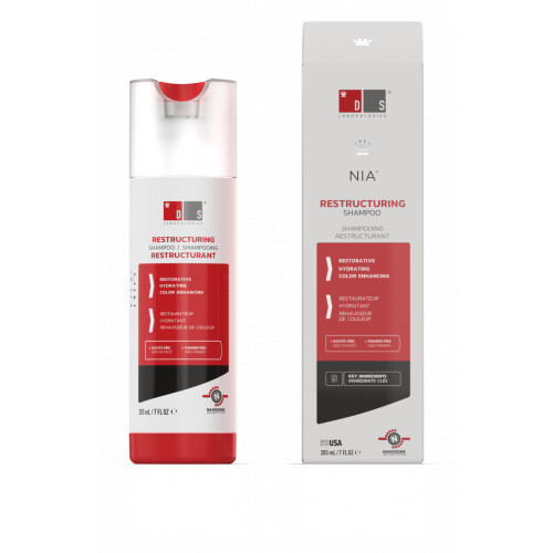 DS Laboratories NIA Niisutav, värvi taastav šampoon 205ml
