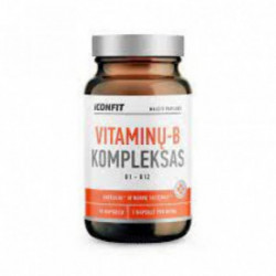 Iconfit B- Complex Supplement B-vitamiini kompleks 90 kapslit