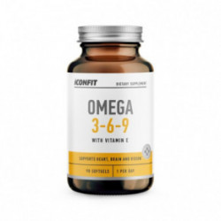 Iconfit Omega 3-6-9 Food Supplement Omega 3-6-9 toidulisand 90 kapslit