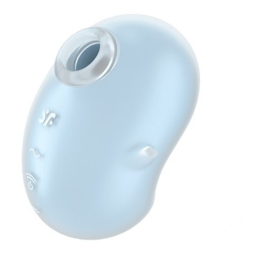 Satisfyer Cutie Ghost Double Air Pulse Vibrator Kliitori stimulaator Blue