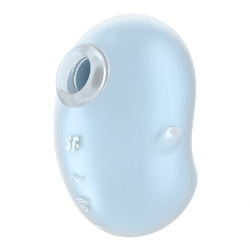 Satisfyer Cutie Ghost Double Air Pulse Vibrator Kliitori stimulaator Blue