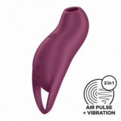 Satisfyer Pocket Pro 1 Double Air Pulse Vibrator Kliitori stimulaator Blue
