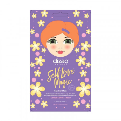 Dizao Hyaluronic and Keratin Tissue Cap Hair Mask Juuksemask - müts 40g