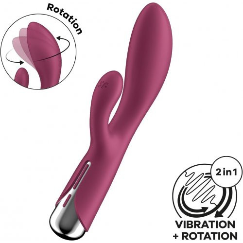 Satisfyer Spinning Rabbit 1 Küülik vibraator Purple