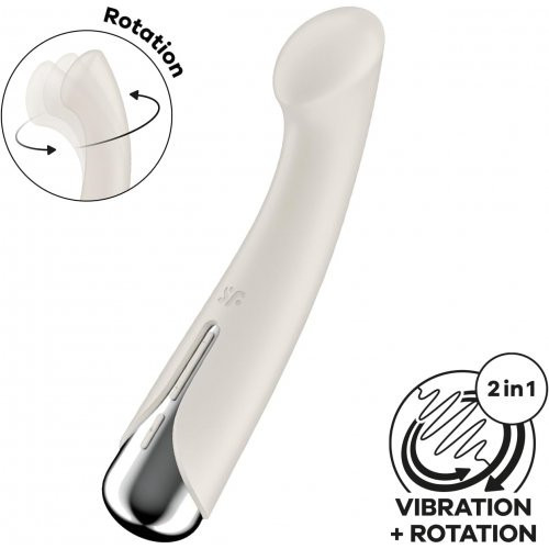 Satisfyer Spinning G-Spot 1 G-punkti vibraator White