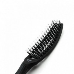 Olivia Garden Fingerbrush Combo Paddle Brush Kaarejas, läbipaistev juuksehari segaharjastega Small