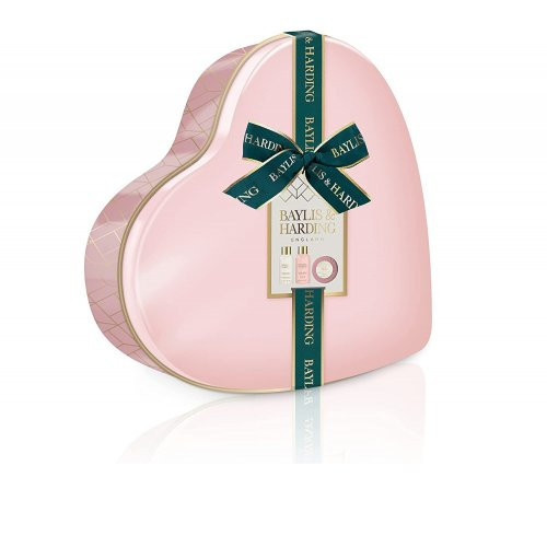 Baylis & Harding Jojoba, Vanilla & Almond Oil Luxury Heart Tin Gift Set Kinkekomplekt