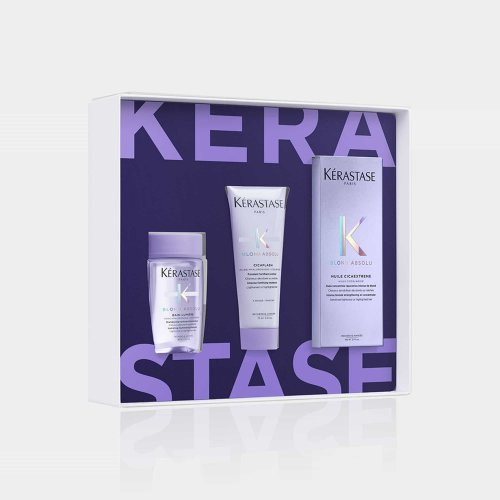 Kérastase Blond Absolu Huile Holidays Gift Set Komplekt blondidele juustele.