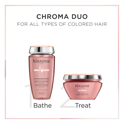 Kérastase Chroma Absolu Set Juuksehoolduskomplekt värvitud juustele 250ml+200ml