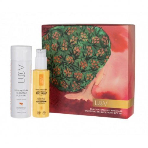 Luuv Energizing Sea Buckthorn Gift Set Ergutav astelpaju kinkekarp Seatud