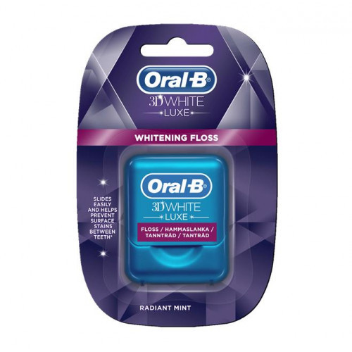 Oral-B 3D White Luxe Whitening Dental Floss Hambaniit 35m