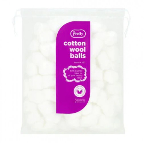 Pretty Cotton Wool Balls 100vnt