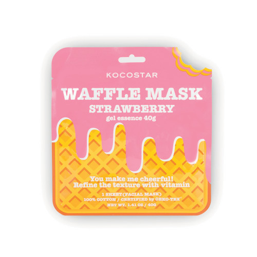 Kocostar Waffle Mask Strawberry Puhastav näomask 1 tk