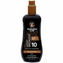 Australian Gold Spray Gel with Instant Bronzer SPF10 Päikesekaitsesprei isepruunistajaga 237ml