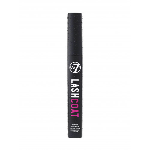 W7 Cosmetics Lash Coat Waterproof Topcoat Mascara Veekindel ripsmetušš 4.5ml