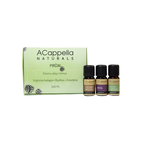 Acappella Essential Oils Set Eeterlike õlide komplekt sauna jaoks 1 unit