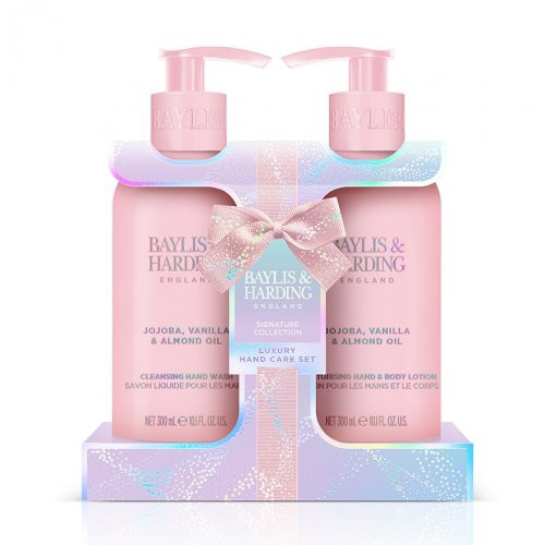 Baylis & Harding Jojoba, Vanilla & Almond Oil Luxury Hand Care Gift Set Kätehoolduskomplekt 2x300ml