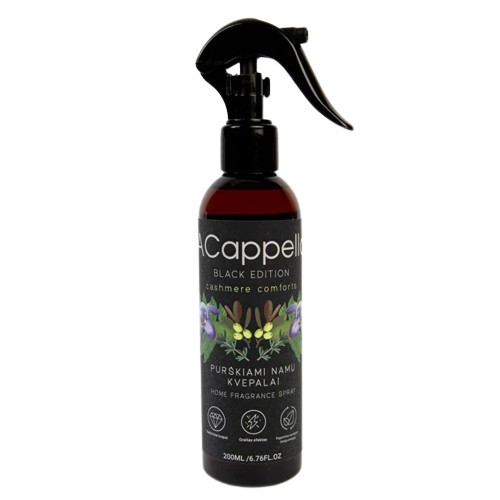 Acappella Black Edition Cashmere Comforts Pihustatavad kodulõhnad 200ml