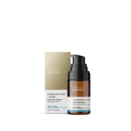 Skin Generics Hyaluronic Acid + VitB3 Flash Filler Booster Intensiivselt niisutav seerum 20ml