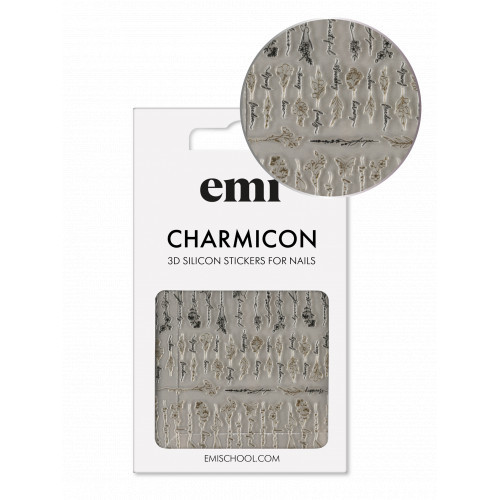 E.Mi Charmicon Silicone Stickers Kleebised küüntele #170 Zipper